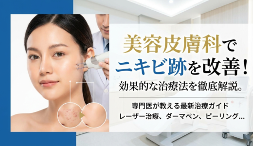 美容皮膚科でニキビ跡を改善！効果的な治療法を徹底解説。