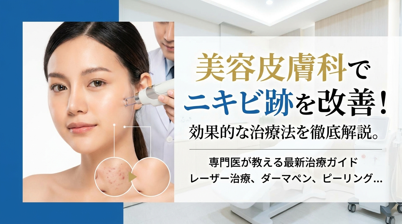 美容皮膚科でニキビ跡を改善！効果的な治療法を徹底解説。