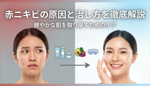 赤ニキビの原因と治し方を徹底解説。健やかな肌を取り戻すためのケア。
